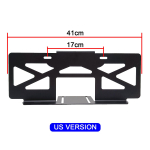 Galinis valstybinio numerio laikiklis rėmelis laikiklis Jeep Wrangler JL 2018-2024 Valstybinių numerių montavimo laikiklis