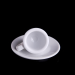 Profesionalaus lygio Nuova Point Esp Espresso puodeliai su lėk&scaron;tutėmis Rinkinys Konkursinis Baristos Naudojamas Italijos Kavos Puodelis Konkursas 55ml Storas 9mm 55ml balta