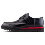 Onitsuka Tiger Monk-S Laisvalaikio Patogūs Neslystantys Patvarūs Žemi Gyvenimo Būdo Batai Vyri&scaron;ki Kedai Juodi Raudoni 1181A312-001 42 black