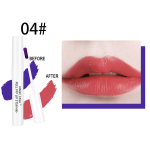 Naujas nuplė&scaron;iamas lūpų blizgis nelengvai prilimpa prie puodelio, nesitepa ir neblunka, matinis lūpdažis, kūrybi&scaron;kas nuvalomas nuplė&scaron;iamas lūpų blizgis 1#