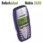 Atnaujintas originalus Nokia 3350 mobilusis telefonas Simple Set mėlyna