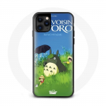 Coque Iphone 11 Mon Voisin Totoro Mei Satsuki Kanta herbe cr&eacute;ature merveilleuses ciel parapluie les Totoro japonnais - Maniacase