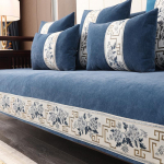 Neslystantis storas &scaron;enilinis sofos užvalkalas Slydimas sėdynės užvalkalas Europieti&scaron;kas sofos užvalkalas sofa Protecto rank&scaron;luostis svetainės dekoravimui pilka 70x70cm 1pcs