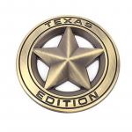 &bdquo;Texas&ldquo; leidimo logotipo automobilio ženklelio emblemos lipdukas, skirtas &bdquo;Wrangler Compass Grand Cherokee Patriot Liberty Renegade Commander&ldquo; raudona/sidabras