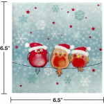 20 vnt/pak. 33*33 cm 2 sluoksnių vienkartinės vakarėlio servetėlės ​​animacinio filmo ra&scaron;tas