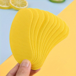 50/100 vnt. Vienkartiniai ne&scaron;iojami nuo kvapo atsparūs batų lipdukai, gaivinantys sportinių batų kvapą, kvapnus vidpadžių artefaktas ir kvapnūs batų lipdukai 10pcs geltona