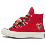 Converse Chuck 70 auk&scaron;ti X-Mas imbieriniai sausainiai ir megztos kojinės - Raudoni unisex sportbačiai Midnight-Clover Egret A12454C 38 brown