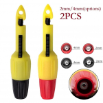 2X Izoliacijos Pradurimo Pradūrimo Zondas Bandymo Kablys Spaustukas su Lizdu Automobilio Remontas 2mm