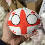 10 cm Polandball mini pliu&scaron;inis žaislas Kazachstanas Izraelis Palestina Irakas Egiptas Užmiesčio kamuolio anime periferinės dovanos Georgia