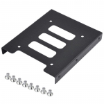 2.5 į 3.5 SSD HDD metalinis adapteris, montavimo laikiklis, kietojo disko laikiklis PC
