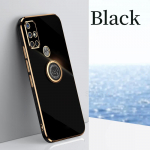 Žiedo laikiklio stovas dėklas Motorola Moto G60 G50 G30 G20 G10 G22 G52 E20 Edge 20 G9 Play Plus dengtas silikoninis dangtelis Moto G22