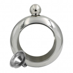 304 nerūdijančio plieno 100 ml apyrankė-kolba 3,5 uncijos kūrybingas bangle kolbos rinkinys su piltuvėliu vynui, viskiui, alkoholiui, kokteiliui