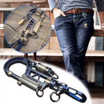 Raktų pakabukas karabinas-Evo / Pagrindas + 2 Maži titano karabinai One Size