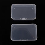 1 vnt. Skaidrus Plastikinis Permatomas Su Dangteliu Laikymo Dėžutė Kolekcijos Konteineris Dėklas gryna