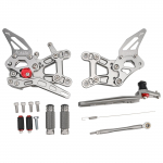 Lenktyniniai reguliuojami galiniai kojų atramos Honda CBR1000RR-R SP 2021-2025 pilka spalva