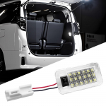 Futwod LED bagažinės lemputė, suderinama su Toyota Alphard 30 serija 20 serija, Vellfire Noah, Type A balta