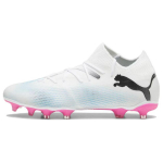 Puma Future Match Patogūs Universalūs AG FG Patvarūs Futbolo Batai Vyri&scaron;ki sportbačiai Balti Rožiniai 107715-01 46