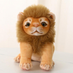 23/28cm Imitacinis Liūto Pliu&scaron;inis Žaislas Realisti&scaron;kas Panthera Leo I&scaron;kam&scaron;ytas Lėlė Mielas Savanos Karalius Kambario Dekoracija Vaikų Gimtadienio Dovana 23cm