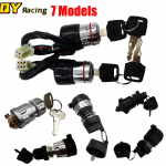 3/4/5/6 laidų ATV keturračių uždegimo raktelio jungiklis Honda Yamaha Suzuki Kinija Taotao Kazuma 4 ratų kartingams motociklams Ignition Key 04