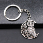 1 gabalas 26x33 mm Viking Owl Charms Keychain dovanų vakarėlis