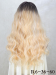 Miss perukas ilgas tamsiai blondinas perukai Natūralus banguotas sintetinis perukas moterims Cosplay Party Perukas Kar&scaron;čiui atsparus ilgas perukas su kirpčiukais 60cm