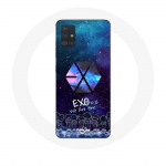 Coque pour Samsung Galaxy A71 Exo Groupe K-pop Logo we are one