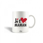 Mug en C&eacute;ramique Je t'aime maman