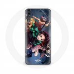 Coque pour Huawei P20 Pro Tanjiro Nezuko et Inosuke Slayer Kimetsu no Yaiba Manga