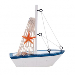 Craft Ornament Creative Sailboat Design Medinis namų amatų dekoras svetainei 1