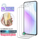 3 vnt. palaikymas pir&scaron;tų atspaudų ID stiklo ekrano apsauginės plėvelės, skirtos Samsung Galaxy S25 Ultra 5G S24 S23+ S22 S21 FE S25 edge grūdinto stiklo plėvelės ekrano apsaugoms Samsung S25 edge balta