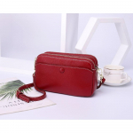 Karvės odos moteri&scaron;ka rankinė per petį, crossbody daugia&scaron;akė užsegama užtrauktuku, prakti&scaron;ka moteri&scaron;ka rankinė, paprasta maža kvadratinė rankinė