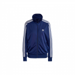 Adidas Adicolor Classics Firebird Treninginis Džemperis Su Juostelėmis Ir Stovu Moteri&scaron;ki Vir&scaron;utiniai Drabužiai Tamsiai Mėlynas IL3816 XS