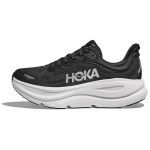 HOKA Bondi 9 Juodi Balti Moteri&scaron;ki Sportbačiai 1162012-BWHT 41