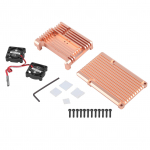 Apsauginis dėklas korpusas su dvigubu au&scaron;inimo ventiliatoriumi Raspberry Pi 3 Model B B+ Apsauginis apvalkalas Raspberry Pi