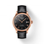 Tissot Odinis dirželis juodas ciferblatas Vyri&scaron;kas madingas laikrodis T006.407.36.053.00 juoda