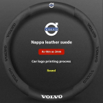 Skirta Volvo XC40 XC60 XC70 XC90 S40 S60 S80 S90 V40 V60 V70 V90 C70 Anglies pluo&scaron;to Odos Automobilio Vairo Dangtelis Automobilio Aksesuarai