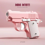 Mini 1911 Vaikų Žaisliniai Pistoletai Modelis 3D Gravitacinis Spausdinimas Fidget Žaislas Vaikams Suaugusiems Streso Mal&scaron;inimo Žaislas Vaikų Atsipalaidavimo Dovana