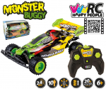 Laimingi žmonės | Automobilis valdomas radijo bangomis | Monster Buggy 2,4 GHz