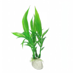 1 vnt. dirbtinės vandens žolės žalias augalas žuvų bako akvariumo dekoro plastikinis ornamentas žalia