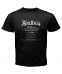 Ardbeg 10 metų Islay Single Malt Scotch Whisky Normal Fit juodi unisex mar&scaron;kinėliai S