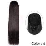 MISS WIG Sintetinis ilgas tiesus arklio uodegos rai&scaron;telis ponio uodegos segtukas plaukų priauginimui, skirtas kar&scaron;čiui atspariems netikriems plaukams 70cm