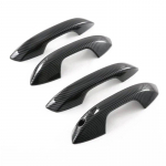 For BYD YUAN PLUS ATTO 3 2022 2023 ABS carbonfiber balck Car Door Handle Bowl Cover Trim Sticker Car external Accessories Fit  for LHD