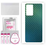 apgo Protective Skin Sticker for the back compatible with Oppo Reno7 CPH2371, Wrap Film, Foil, Vinyl - Pattern Carbon Chameleon CAKA1