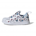 Hello Kitty x adidas Superstar 360 C Balti Visų Pavir&scaron;ių Spaudinio Vaikų Sportbačiai Debesies Baltumo Halo Mėlynumo &Scaron;vytinčio Mėlynumo IF7020 34