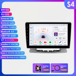 Hizpo Carplay 4G 2Din Android 13 I&scaron;manusis ekranas Automobilinis radijas Opel Astra J 2009-2017 Buick Excelle 2 2015 Multimedijos vaizdo i&scaron;manusis grotuvas S4 8Core 4G 32G