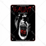 Siaubo Vintažiniai Filmai Metalinis Plakatas Sienų Meno Lipdukai Pubui Barui Klubui Namų Sienų Kambario Dekoravimas Retro Metalinė I&scaron;kaba Plok&scaron;telė 20x30CM 20x30cm