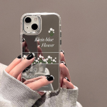 Mobiliųjų telefonų dėklai iPhone 11 13 XR 15 Pro Max 12 14 Pro Max Case iPhone 16 XS Max veidrodinis apsauginis dėklas Veidrodis i&scaron;skirtinis animacinis filmas, atsparus vandeniui iPhone 11 Pro Max sidabras
