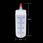 120/250/450 ml plastikinis adatinis svarstyklių i&scaron;spaudžiamas buteliukas Suspaudžiamas butelis su nepraleidžiančiu vandeniu, skirtas virtuvės salotų padažo i&scaron;spaudimo buteliukui