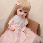 22 colių Reborn kūdikio lėlė Betty Mink&scaron;tas silikoninis viso kūno vinilinis žaislas tikrovi&scaron;kas Naujagimis Perukas Plaukai Dovanos vaikams Žaislai 55cm rožinė
