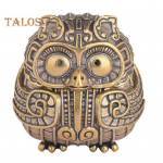Vintažinė pelėdos figūrėlė Mini pelėdos smilkalų degiklis su dangteliu Kolekcinis pelėdos ornamentas namams, svetainei, biuro stalui, knygų lentynos dekoras Owl